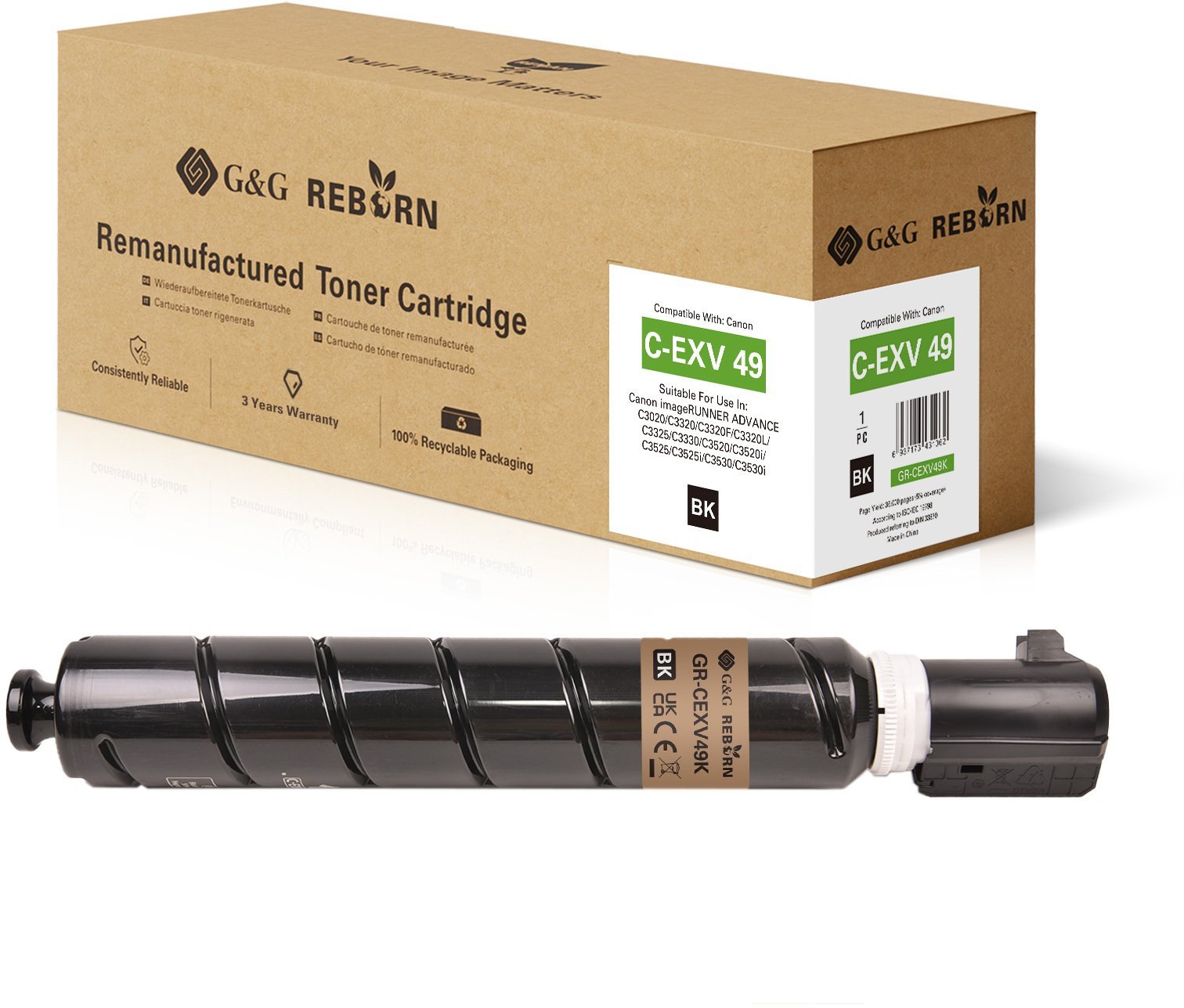 TEXI Toner G&G Reborn-Toner  Canon C-EXV