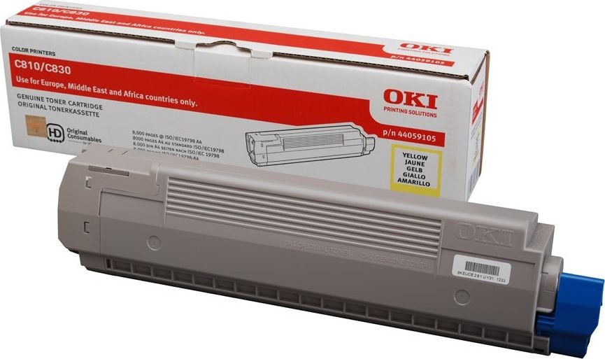 Toner OKI 44059105 Yellow Oryginał  (44059105)