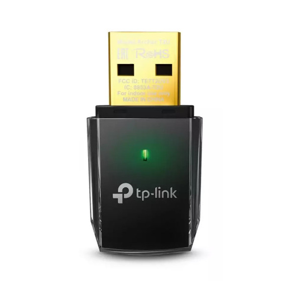 TP-LINK Archer T2U WLAN Tīkla karte