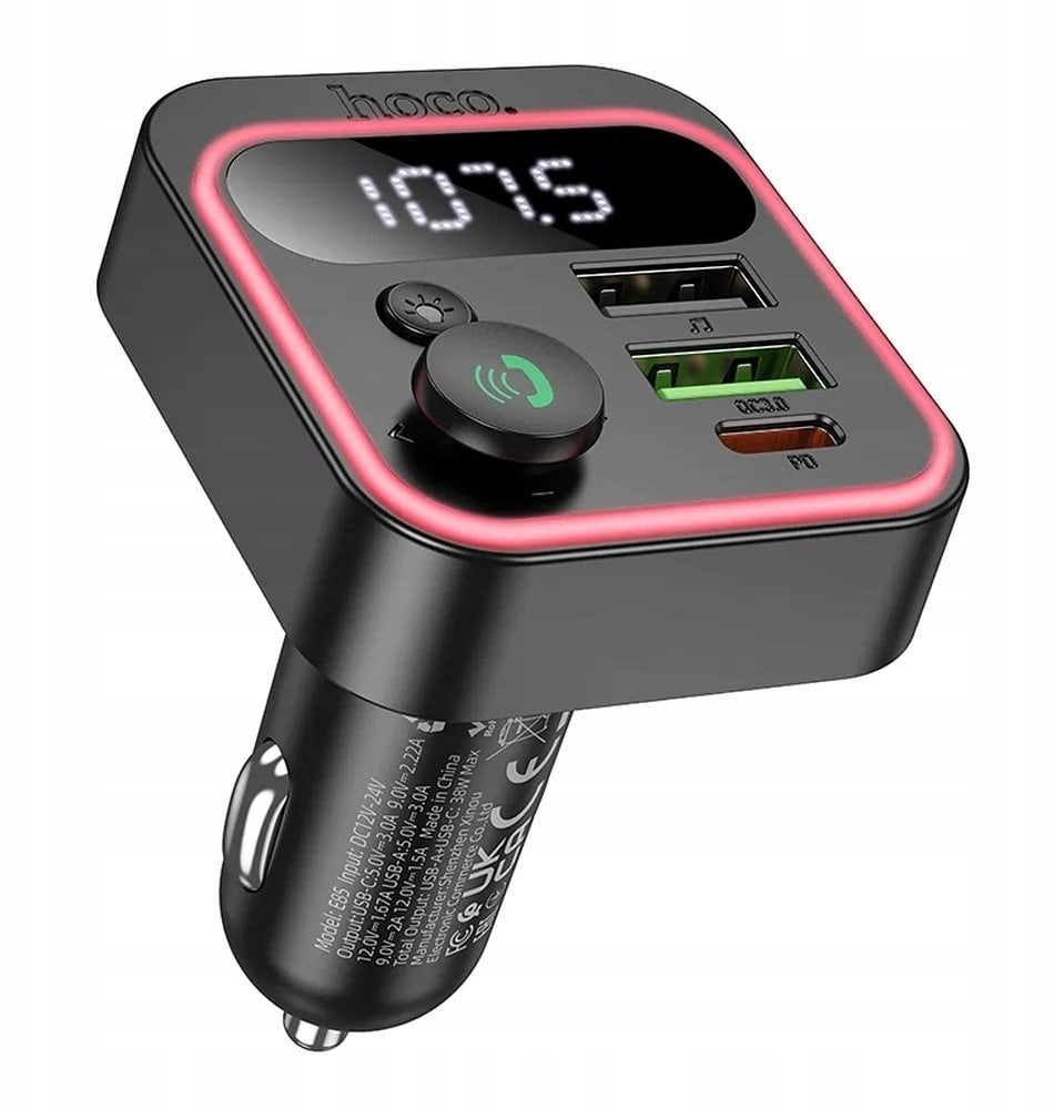 Transmiter FM Hoco Transmiter bluetooth Hoco