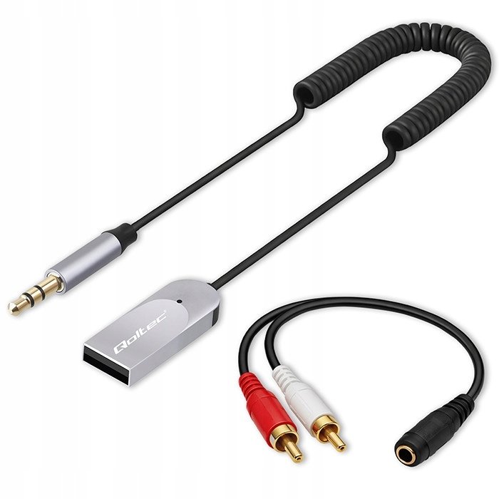 Transmiter FM Roxtone Qoltec adapter odbiornik