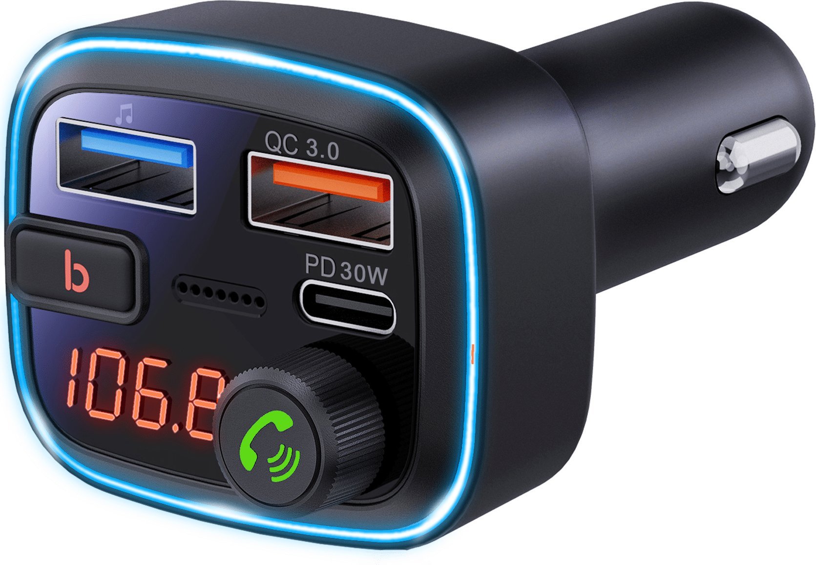 Transmiter FM Savio Transmiter FM bluetooth