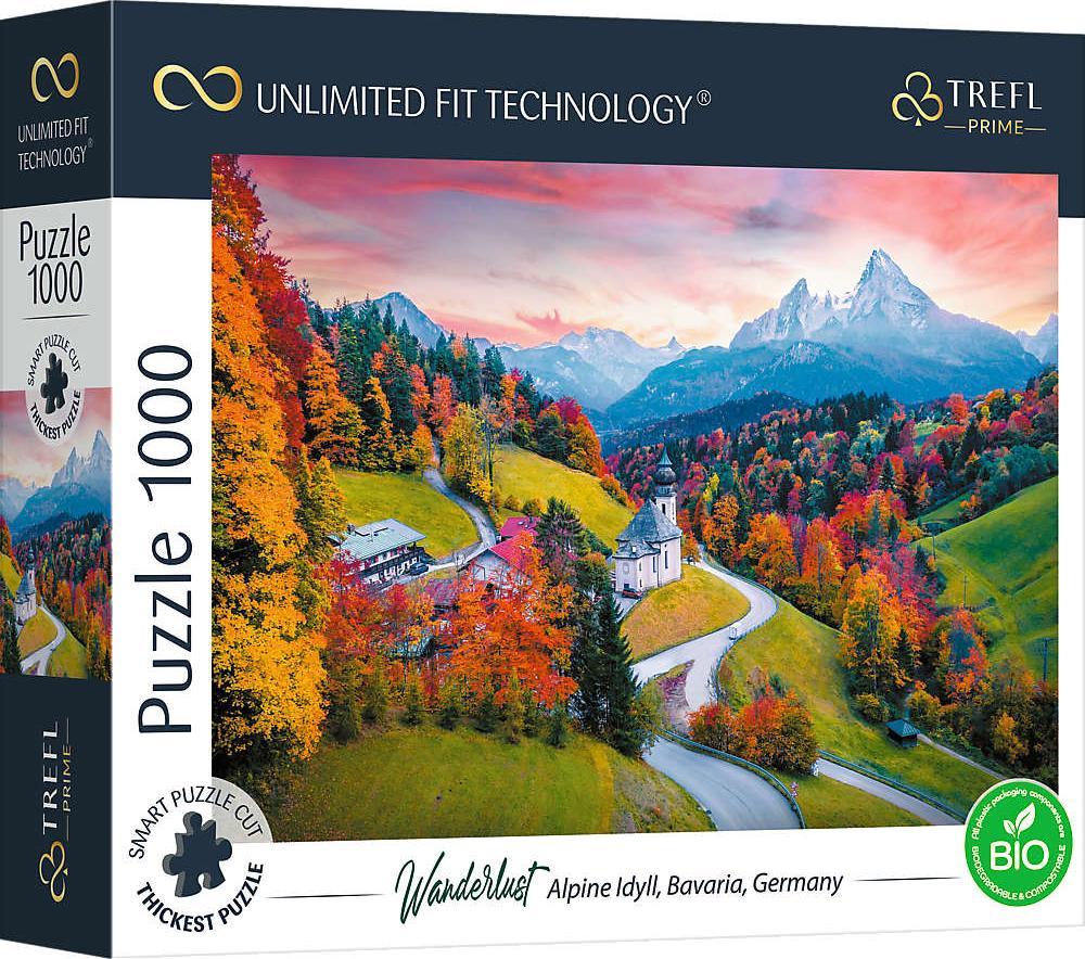 Trefl Puzzle 1000 Alpejska  Bawaria,  Unlimited