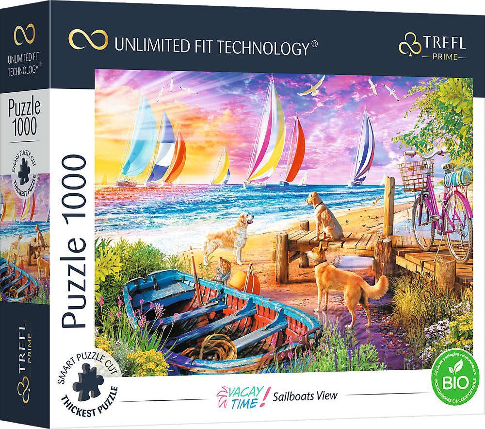 Trefl Puzzle 1000 żaglówki Unlimited Fit