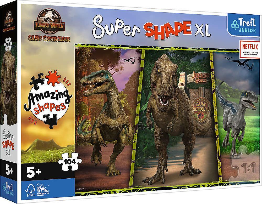 Trefl Puzzle 104  Super Shapes XL