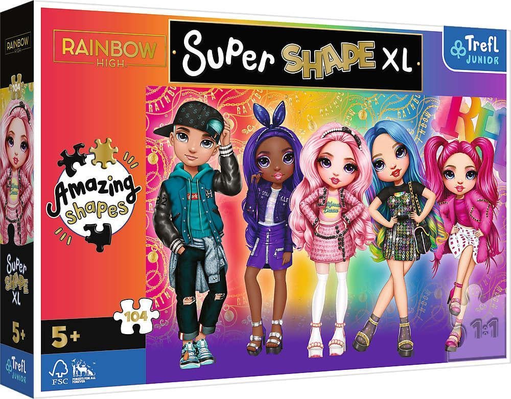 Trefl Puzzle 104 Super Shapes XL