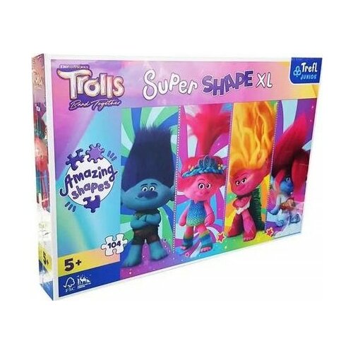 Trefl Puzzle 104 Super Shape XL