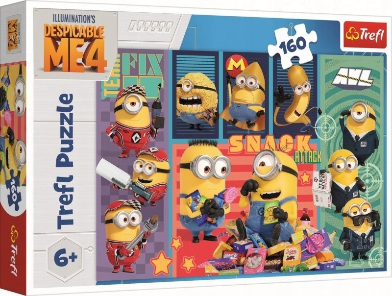 Trefl Puzzle 160 Minionkowa radość, |