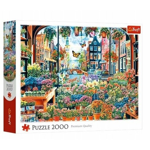Trefl PUZZLE 2000 Flower shop in