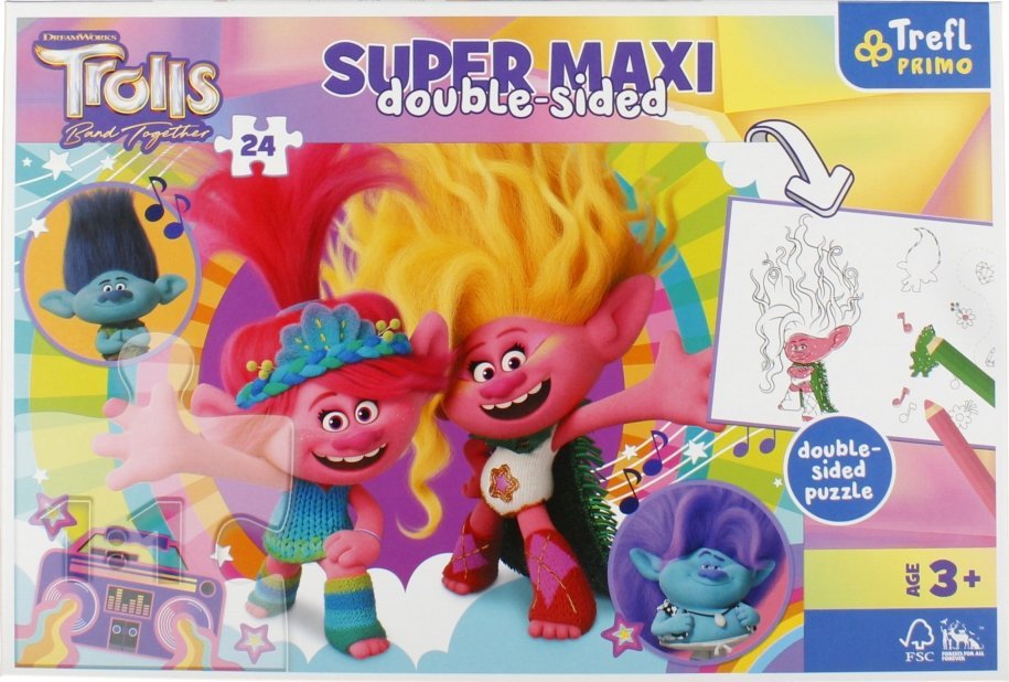 Trefl PUZZLE 24EL TREFL SUPER MAXI
