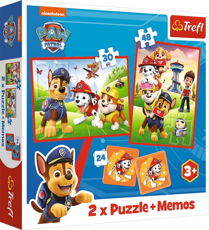 Trefl Puzzle + memos ekipa w