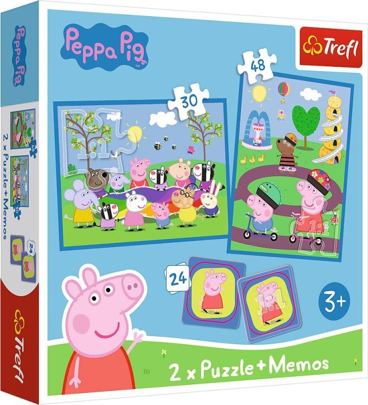 Trefl Puzzle + memos Peppa 93331
