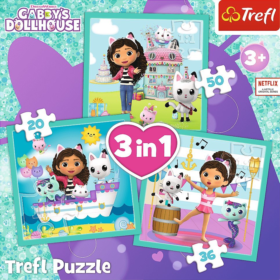 Trefl Puzzle   Gabby - łącznie 106