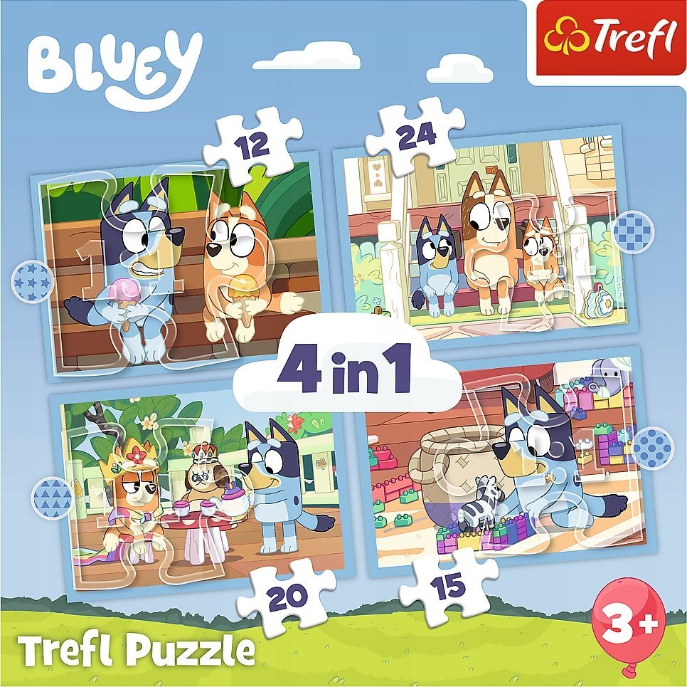 Trefl Puzzle Bluey i  - łącznie