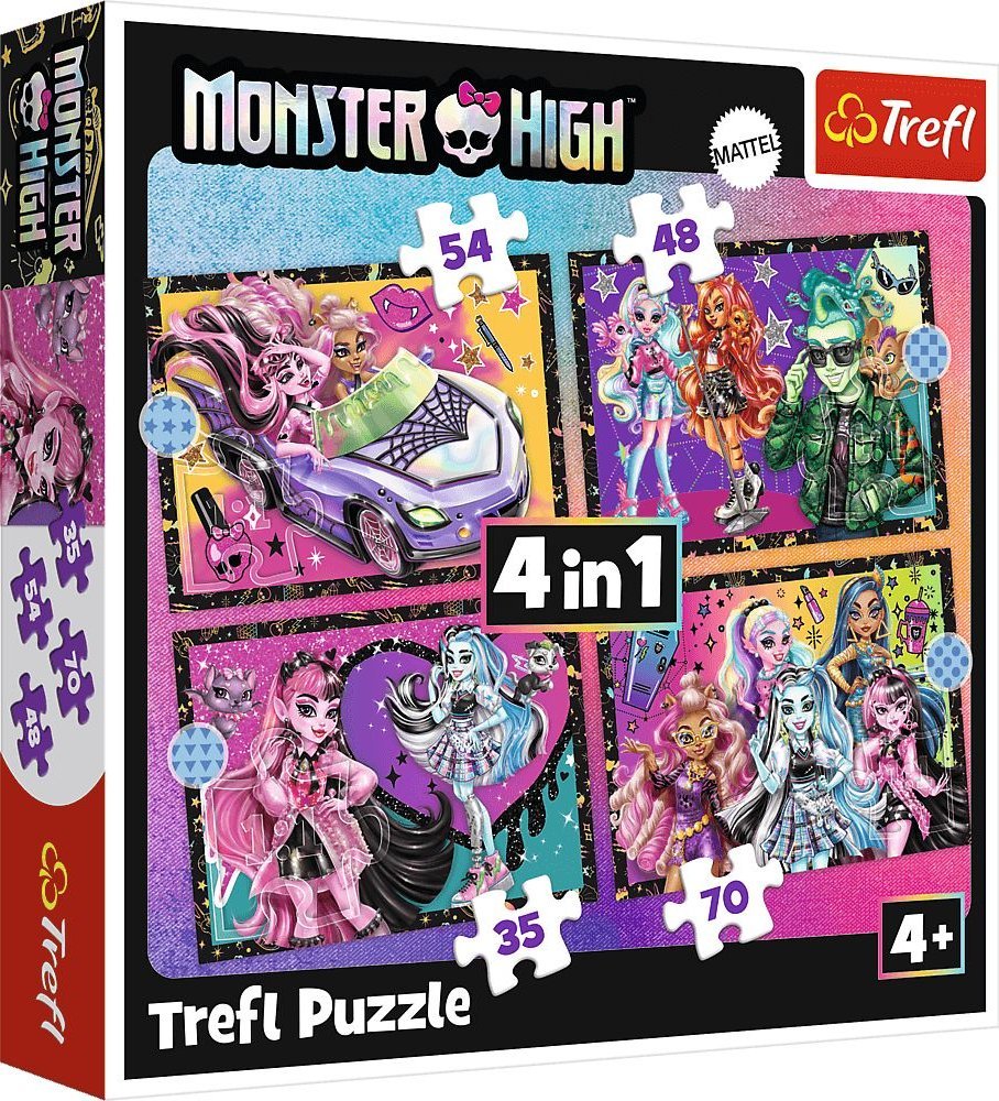 Trefl PUZZLE Elekryzujący  Monster High 34655