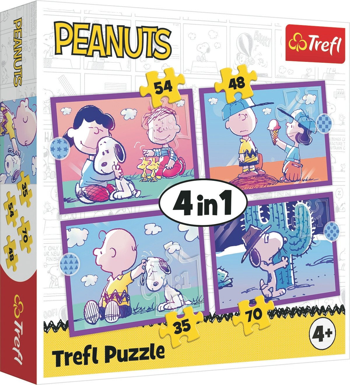 Trefl PUZZLE Z Snoopym wesoło 34691