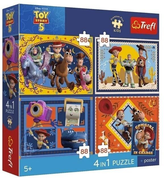 Trefl Puzzle 4x88 PremPlus Kids   TS