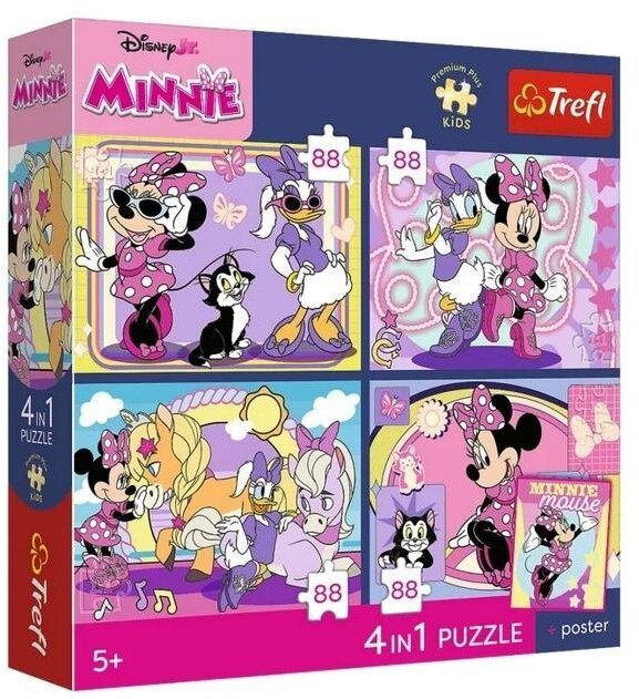 Trefl Puzzle 4x88 PremPlus Kids  momenty