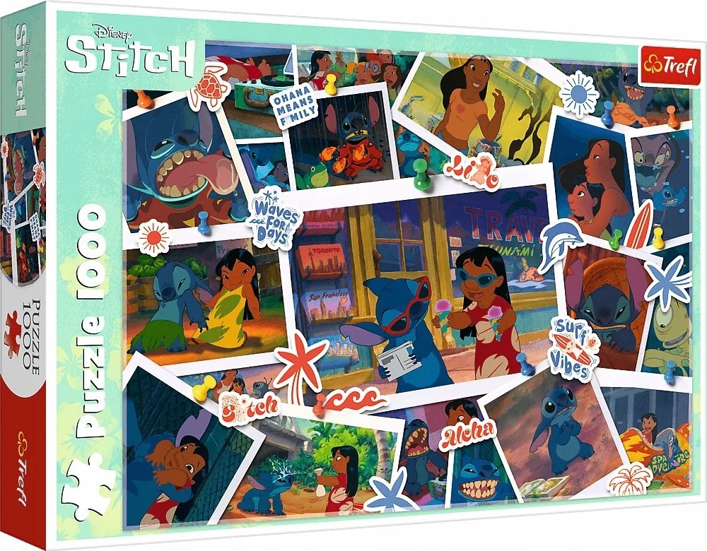 Trefl Puzzle Lilo i Stichwakacjach 1000