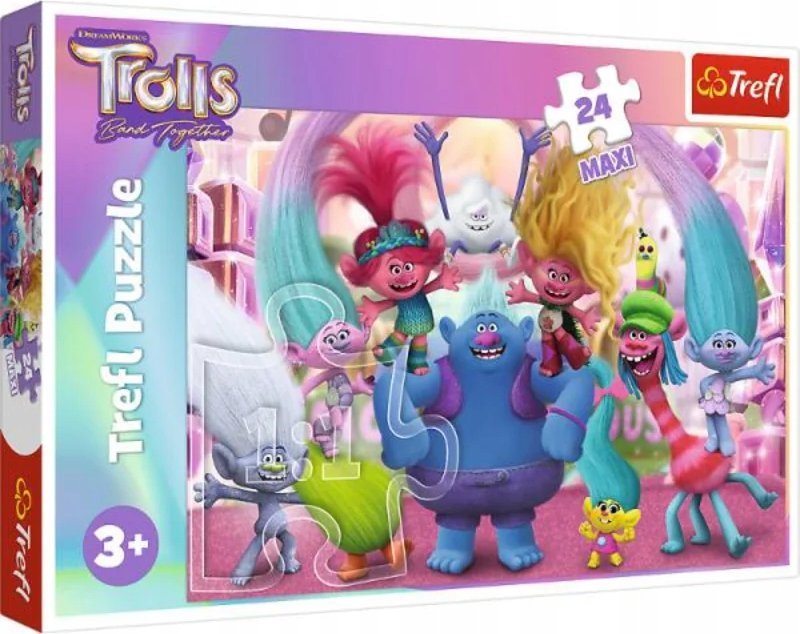 Trefl PUZZLE MAXI 24 W  Trolli/Universal