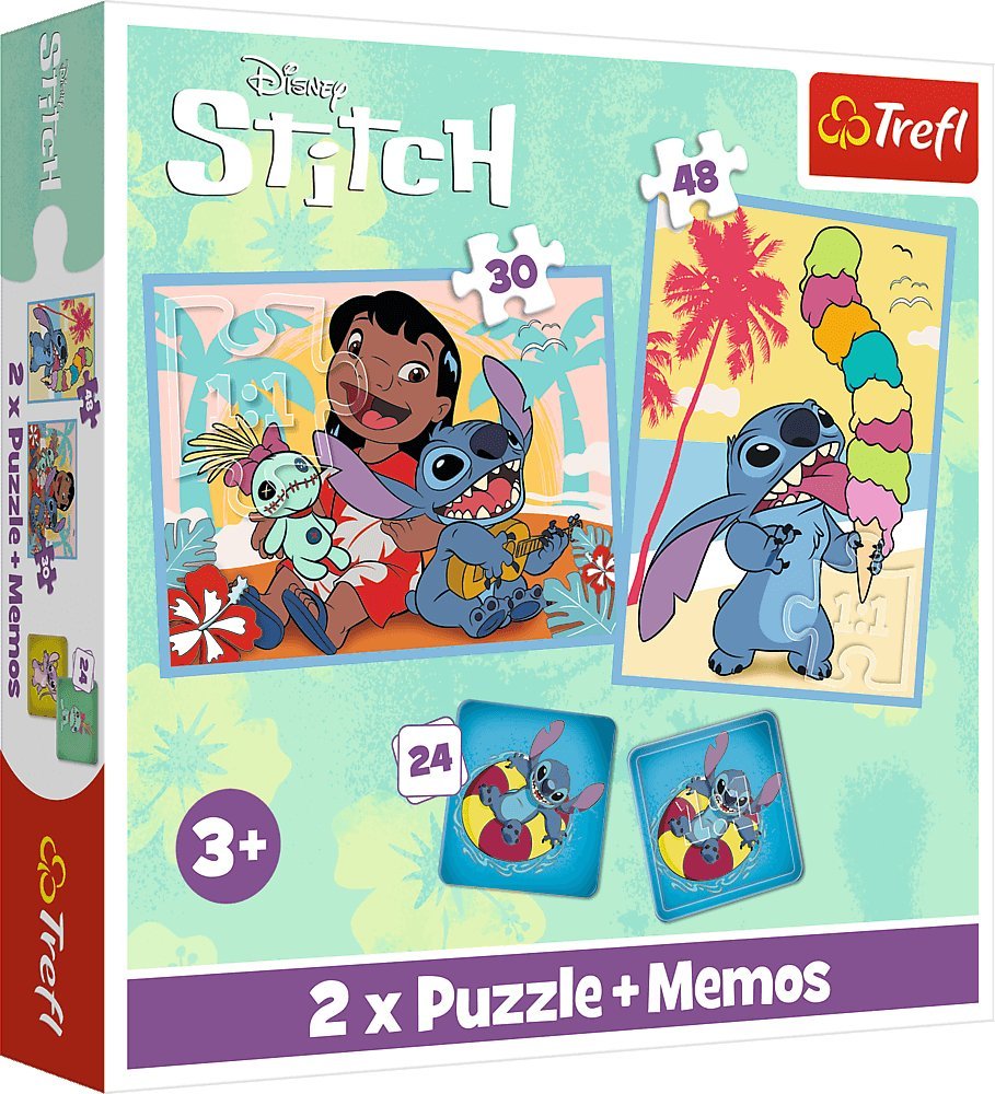 Trefl Puzzle + Memory Lilo &