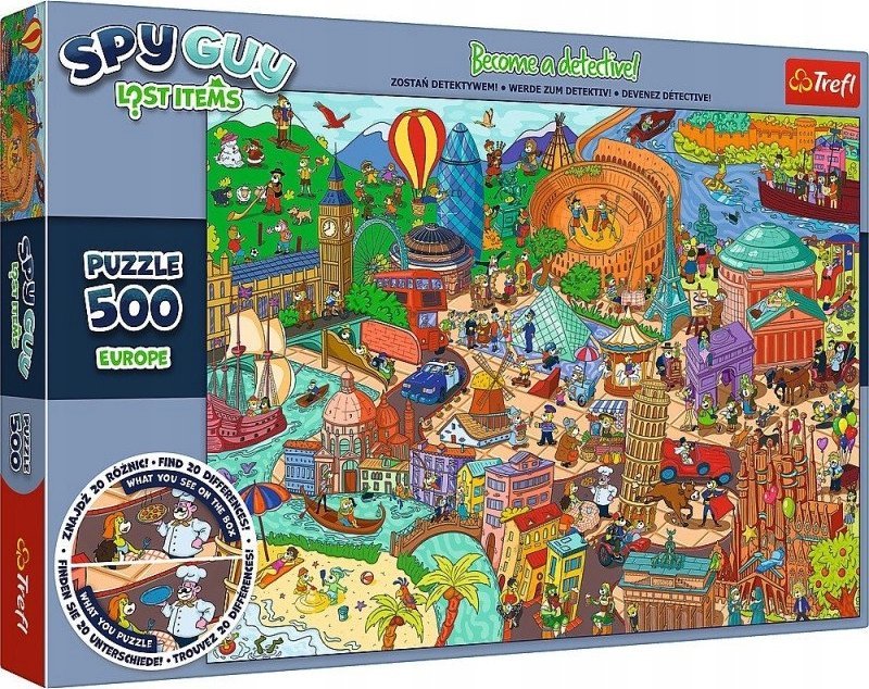 Trefl Puzzle Spy Guy Lost Items