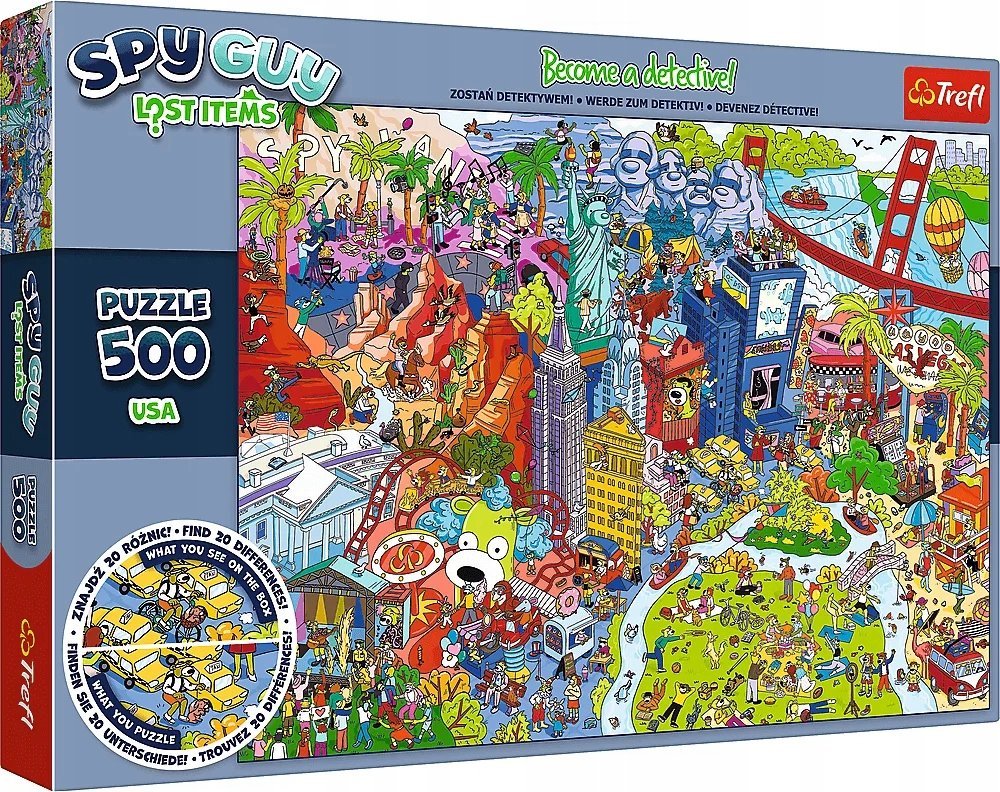 Trefl Puzzle Spy Guy Lost Items