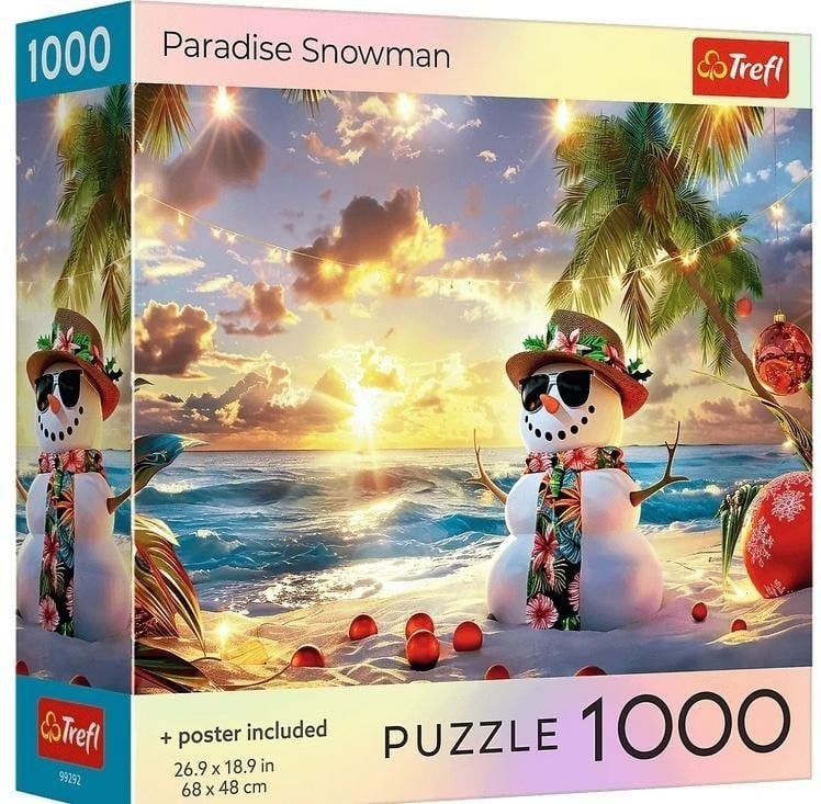 Trefl Puzzle USA Collection: Paradise Snowman