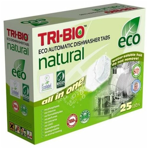 Tri-Bio DISHWASHING TABLETS TRI-BIO 25TAB |