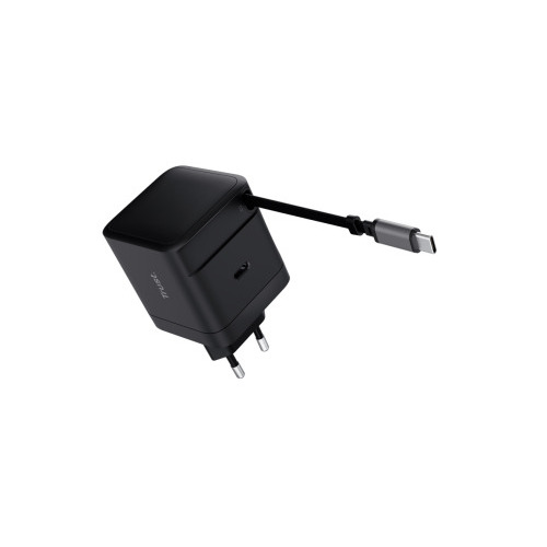 Trust Maxo USB-C Tīkla Lādētājsizvelkamu vadu