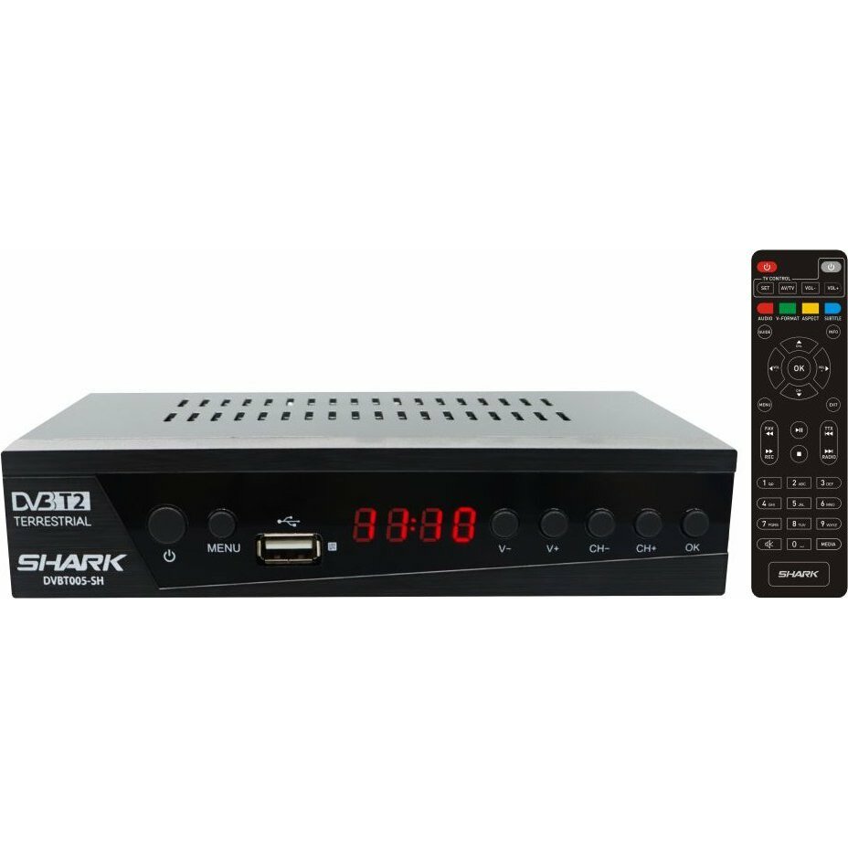 Tuner TV Shark Tuner dekoder  DVBT-T2/HEVC