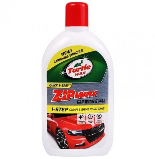 TurtleWax CAR SHAMPOO WITH WAX ZIP