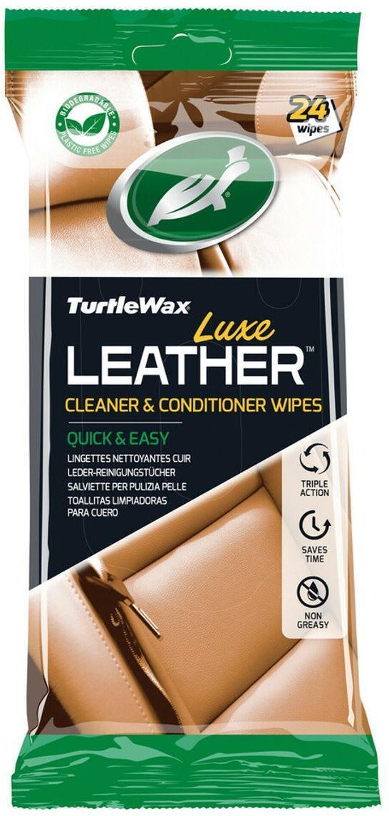 TurtleWax WIPES TW FOR LEATHER 24PCS