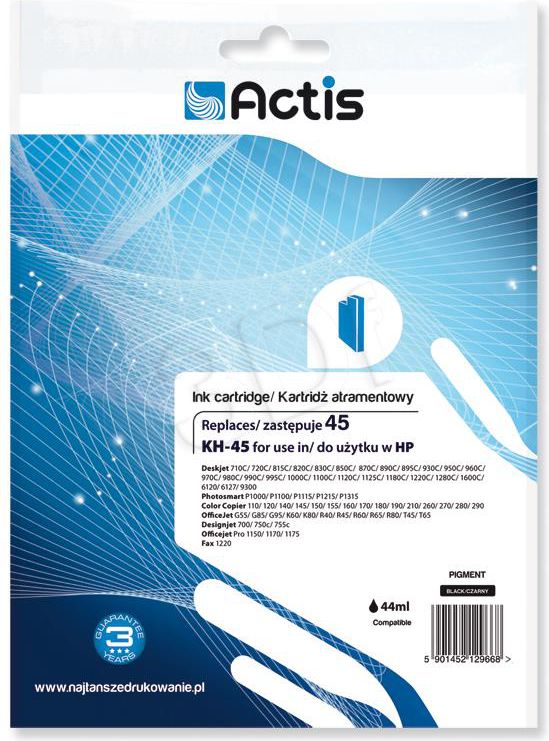 Actis KH-45 Ink (replacement HP 45