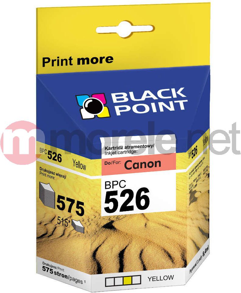 BLACK POINT Tusz Black  tusz BPC526Y