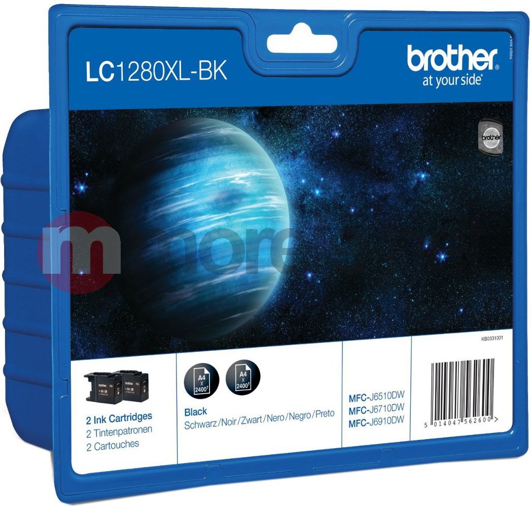 Tusz Brother tusz oryginalny LC1280XLBKBP2 |