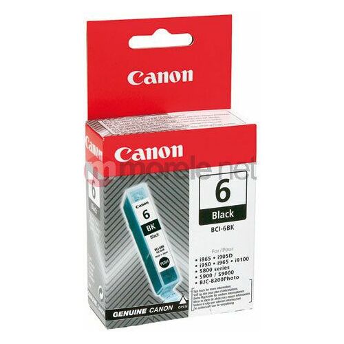 Tusz Canon atramentowy BCI6Bk BLACK (BJC