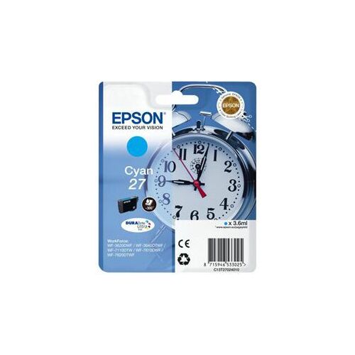 Tusz Epson Cyan 27 DURA Ultra