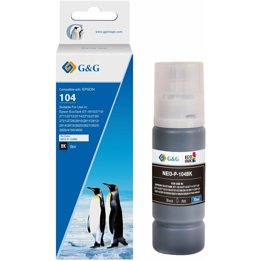 TEXI Tusz G&G EcoTank* Tusze kompatybilne