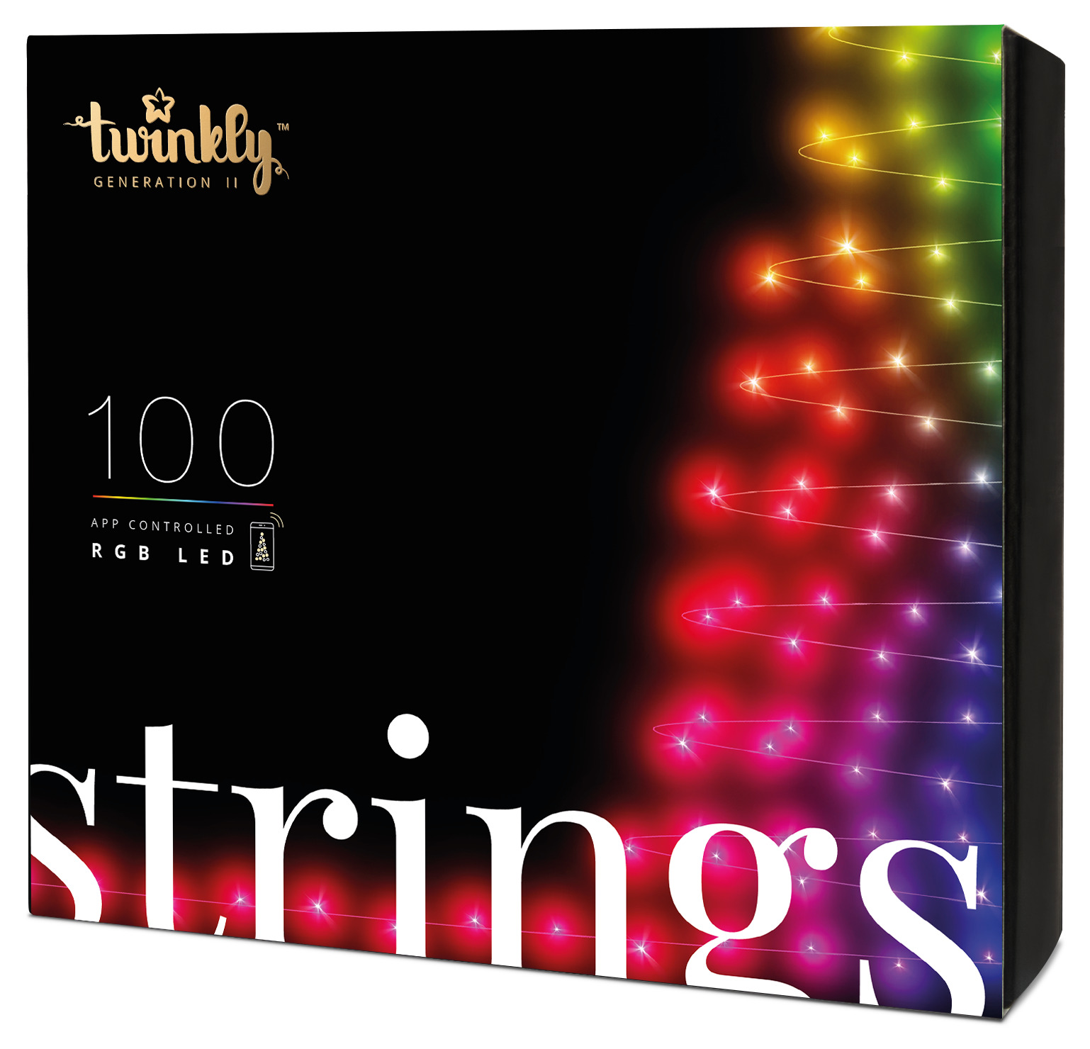 Twinkly Xmas Lights 100L TWS100STP-BEU |