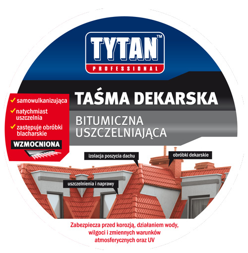 Tytan uszczelniająca dekarska 10cm 10m |