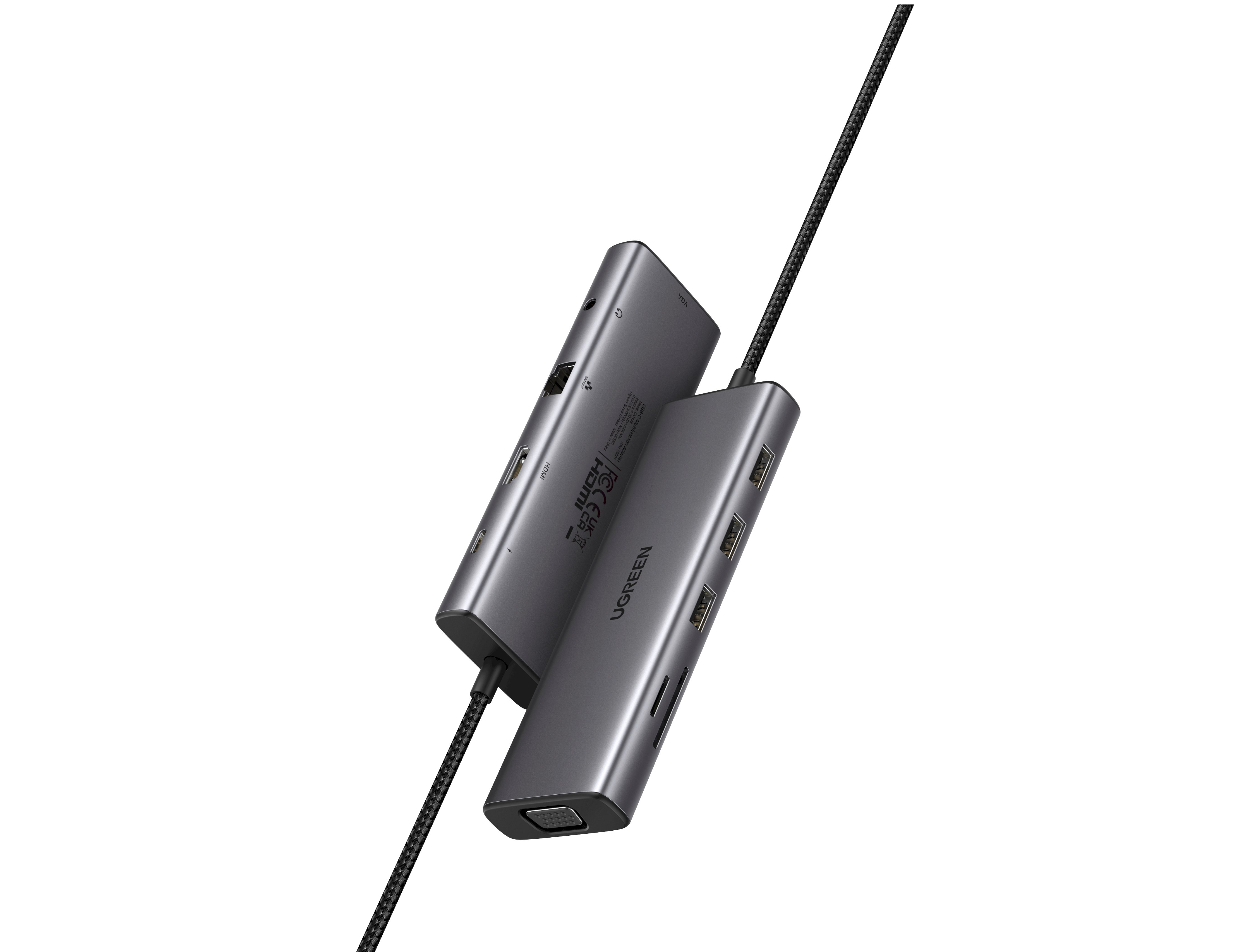 HUB USB Ugreen CM498 1x RJ-45