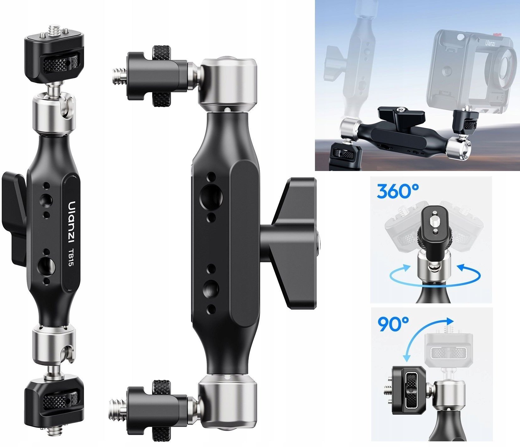 Ulanzi Magic Arm  360° Z Gwintami