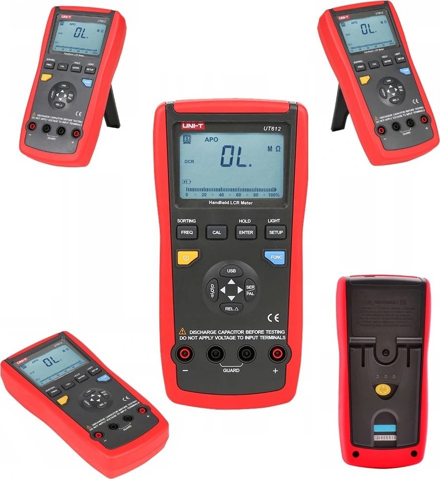 Uni-T Multimetras UT612 LCR matuoksu diodu