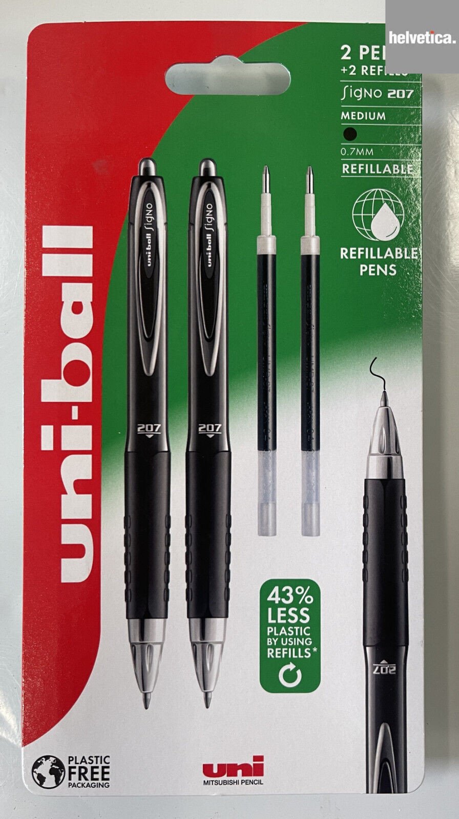 UNIBALL Uni-ball Signo 207 fine  2stk