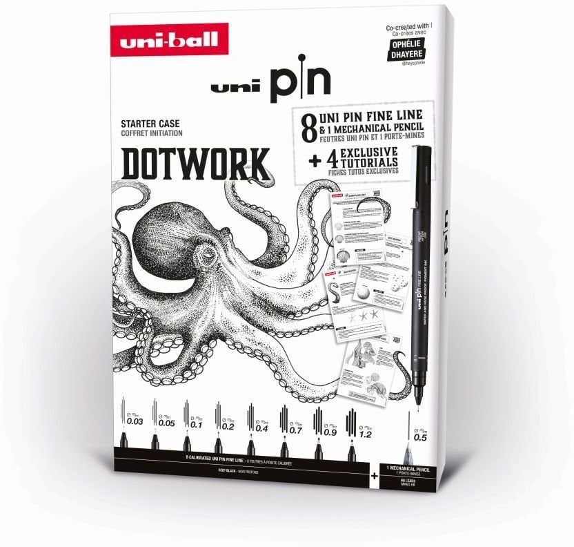 UNIBALL Uni Pin Dotwork Box -