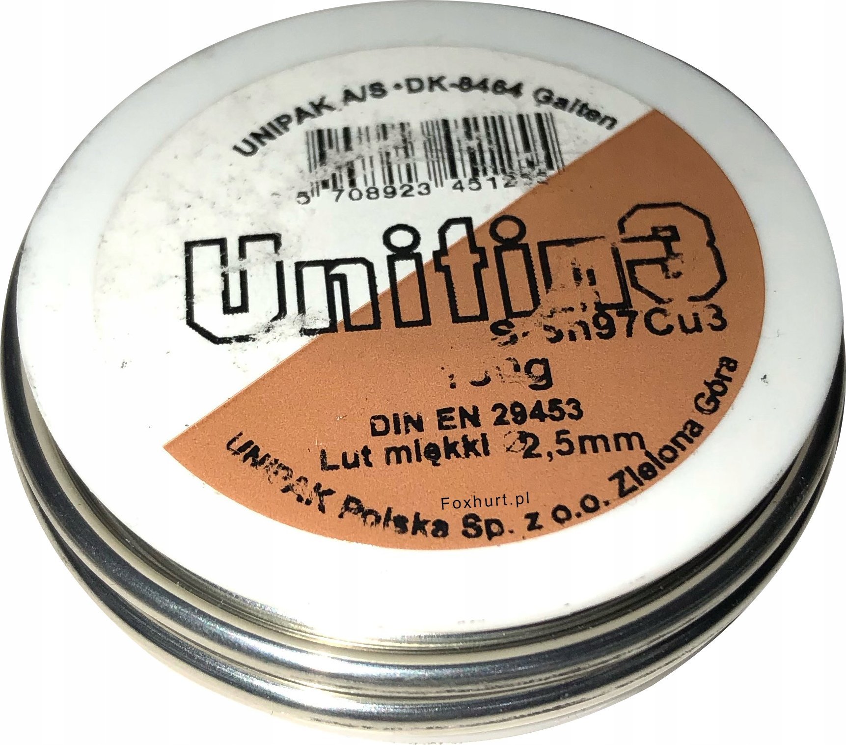 Unipak Lut  S-Sn97Cu3 2,5mm 100g