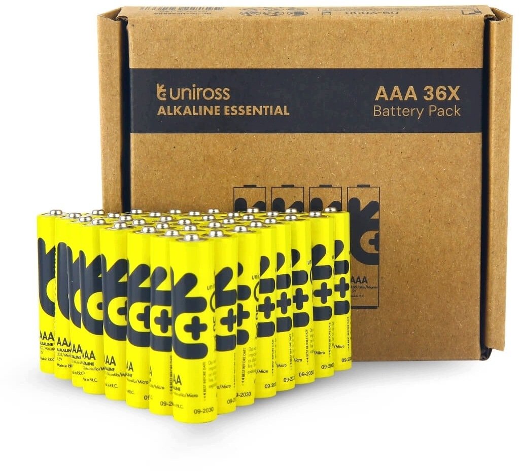Uniross  Essential Alkaline LR03 E-Com BOX36(UESS668)