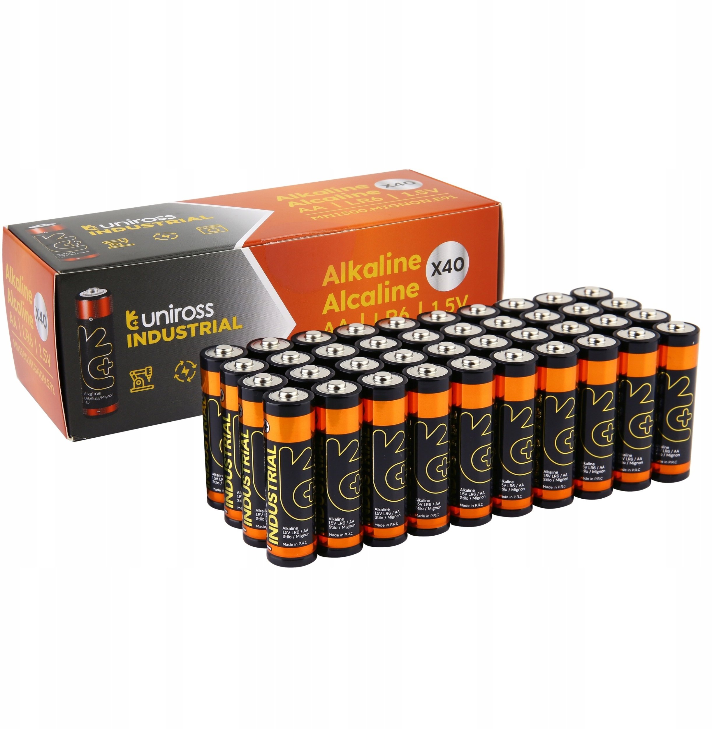 Uniross  Uniross Industrial Alkaline LR06 BOX40szt