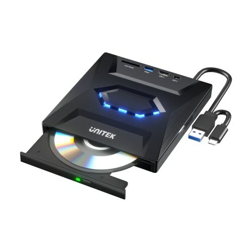 DVD Unitek Nagrywarka zewnętrzna DVD/CD, Hub